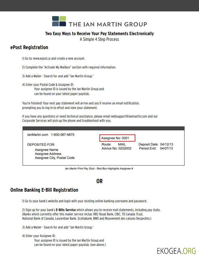 Le groupe Ian Martin